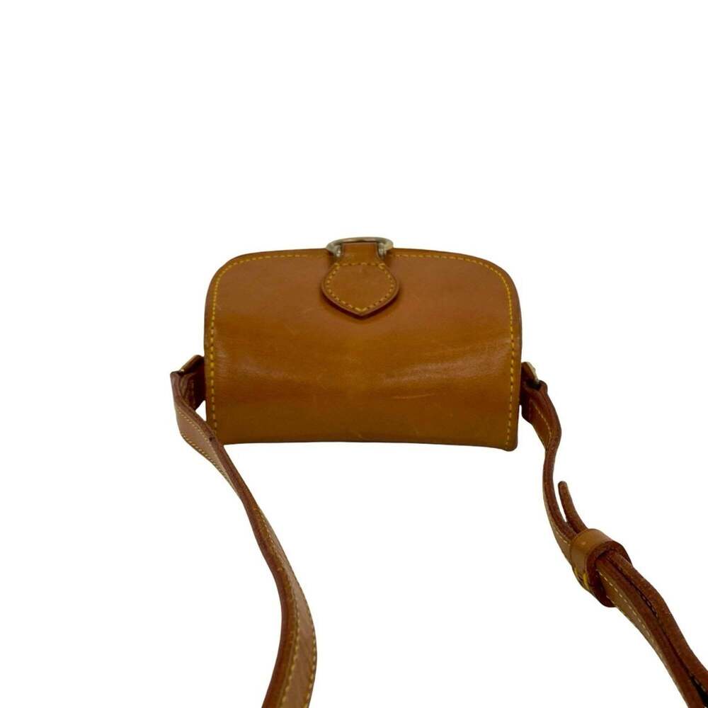 LOUIS VUITTON Authentic Brown Leather Pochette Shoulder Bag - Picture 4 of 10